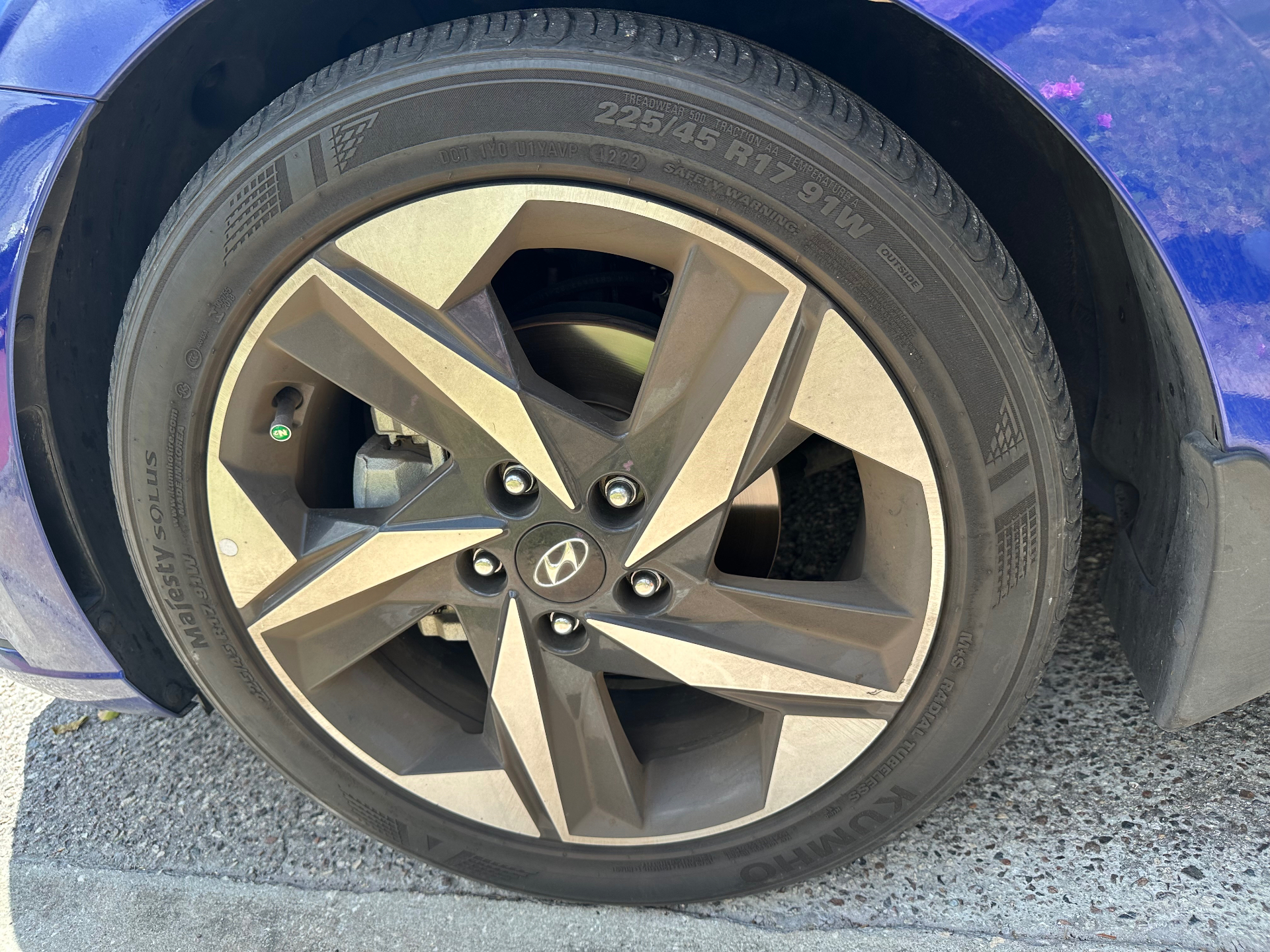 Car Detail — Tire & Wheel — Before